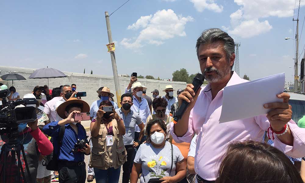 Felipe Sandoval denuncia uso de recursos públicos a favor de Karina Pérez Popoca