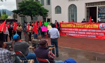 Tras manifestaciones, colocarán servicio de agua potable en Tehuacán