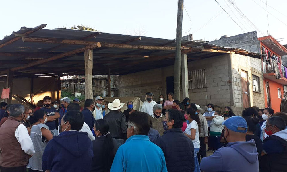Vecinos protestan por la construcción de una gasera en Zacatlán