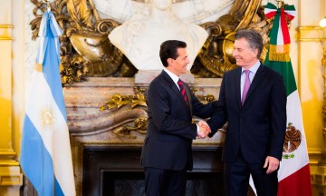 Peña Nieto inicia actividades en Argentina