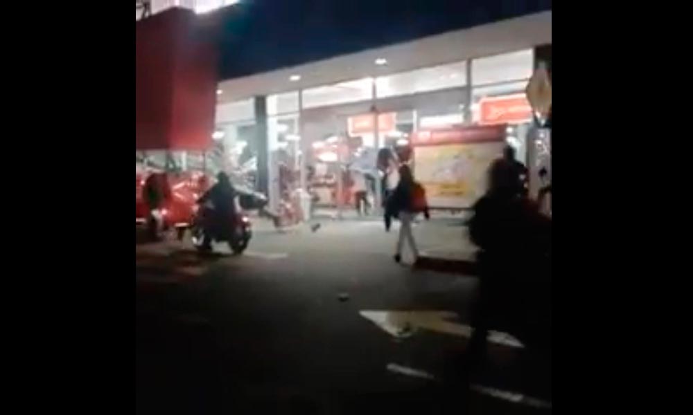 Vandalizan supermercado en Edomex por gasolinazo