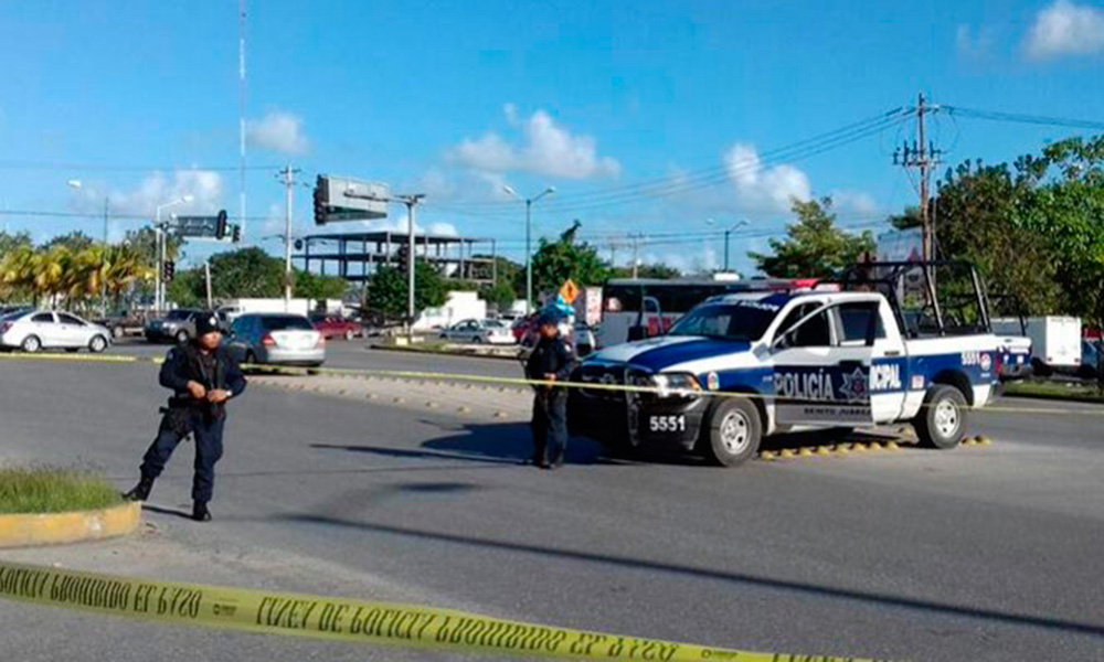 Balacera en Cancún deja 3 muertos