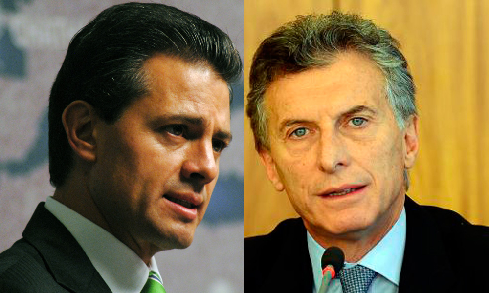 Agradece EPN a Macri solidaridad de Argentina contra Trump