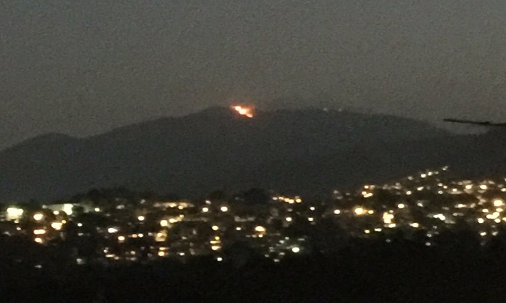 Afecta incendio en el Ajusco de 55 a 70 hectáreas
