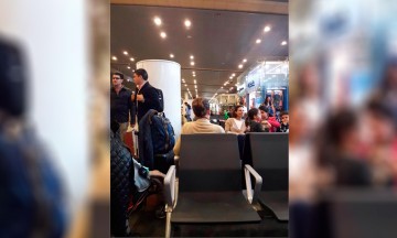Captan a esposa de Duarte en aeropuerto de Colombia
