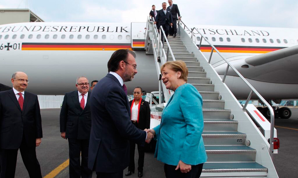 Inicia Merkel visita a México con G20 y Trump en la mira
