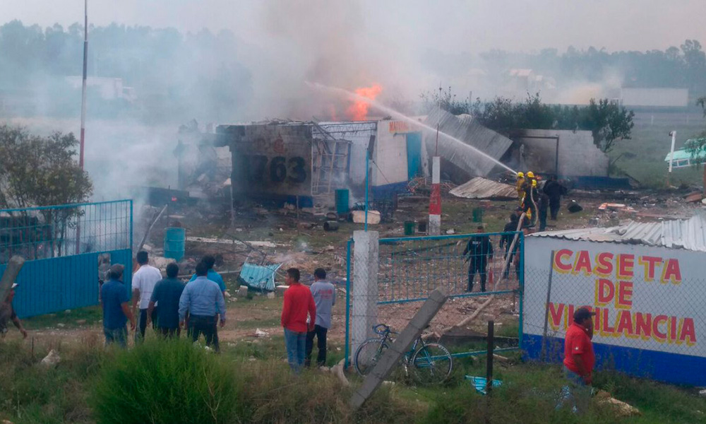 Estalla polvorín en Zumpango y deja un muerto