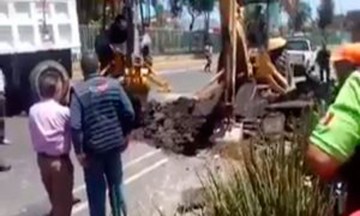 Se genera nuevo socavón; esta vez en la CDMX