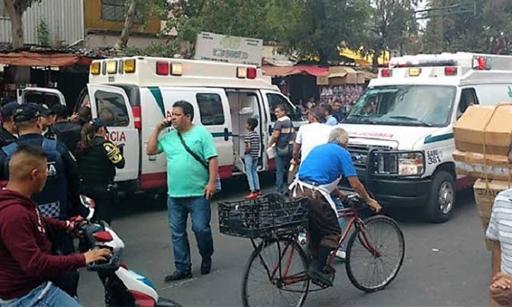 Balacera en Tepito deja 7 heridos y un muerto