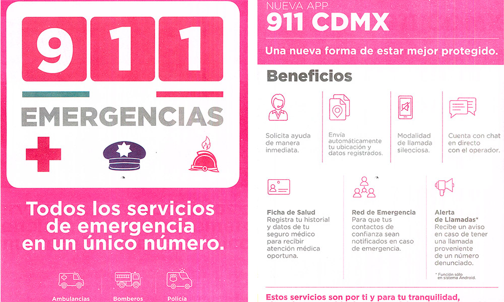 Alerta sísmica sonará celulares con app 911 CDMX