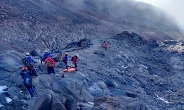 Rescatan cadáver de alpinista de EU en Citlaltépetl
