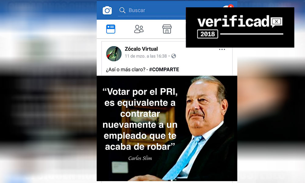 ¿Carlos Slim comparó al PRI con un empleado que roba?