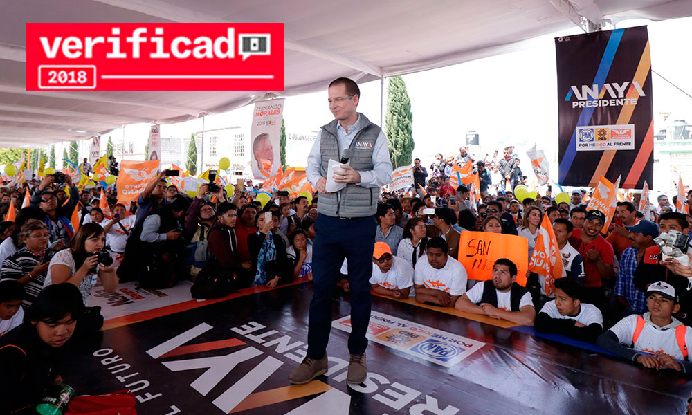 Mentira que Puebla tenga 200 federales según Anaya