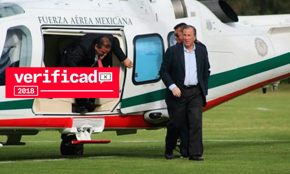 Meade no fue a fiesta de Fox en helicóptero, sino a un foro cuando aún era Secretario de Hacienda