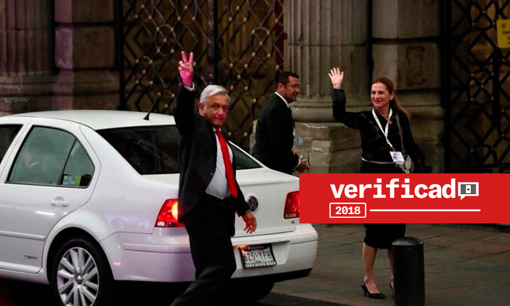 ¿El auto de López Obrador acumula multas? ¿Se fue a celebrar al Zócalo tras el debate?