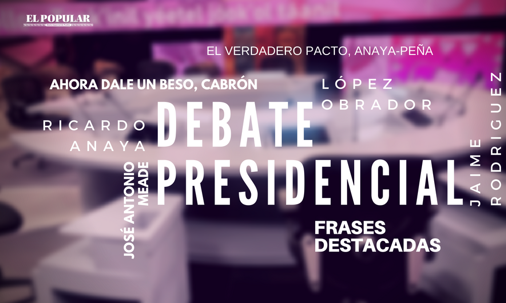 Las mejores frases del último debate presidencial