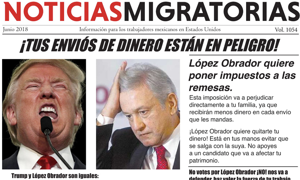 López Obrador no anunció impuestos para las remesas