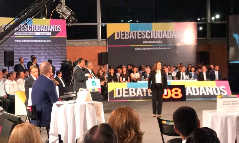Morelos: los candidatos debaten y atacan con datos falsos de seguridad