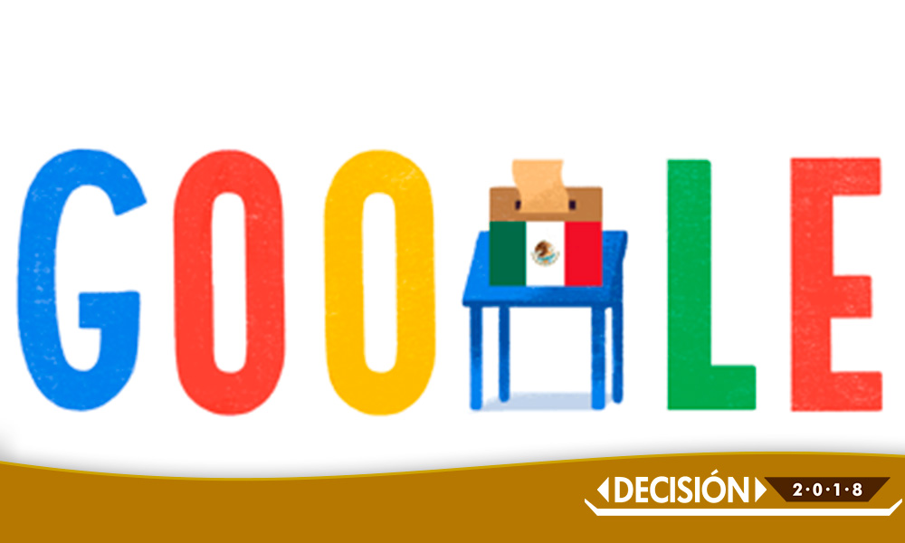 Google dedica su "doodle" a las elecciones celebradas en México