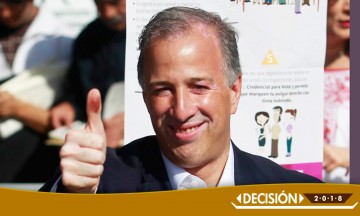 José Antonio Meade vota al sur de la CDMX