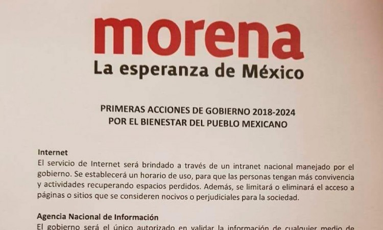 Circula boletín falso en WhatsApp sobre las acciones de gobierno de Morena