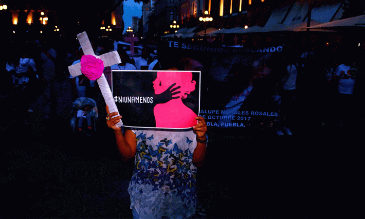 Registran 106% en alza de feminicidios en México