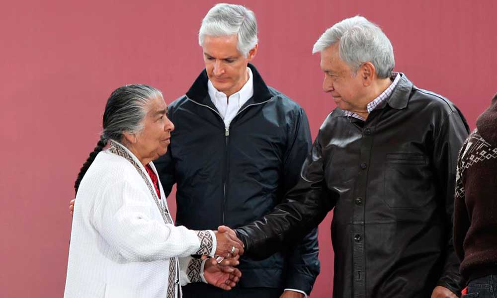 Presenta López Obrador programa de pensiones para adultos mayores