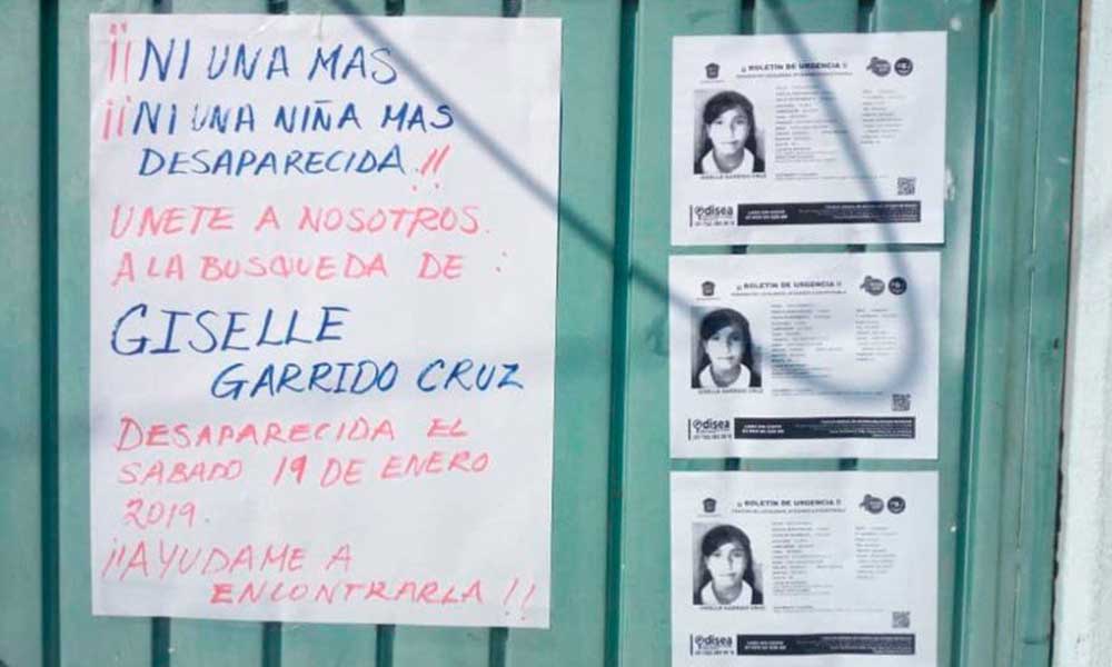 Encuentran sin vida a Giselle, la menor desaparecida en Chimalhuacán