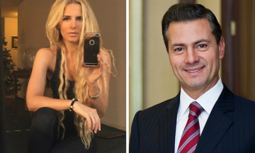 Captan a Peña Nieto con una modelo de Madrid