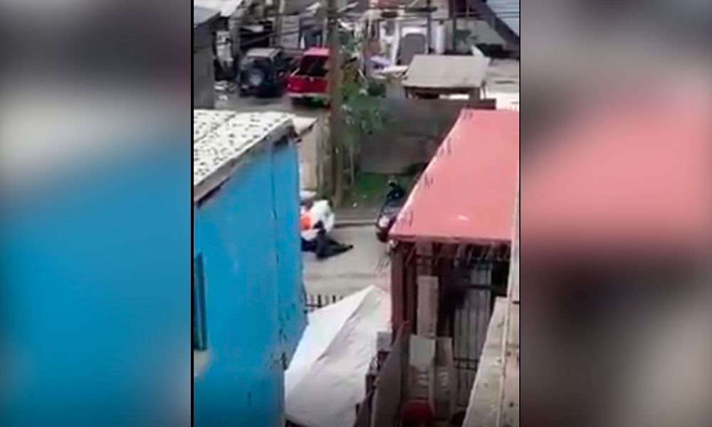VIDEO: Policía dispara a quemarropa a delincuente en Tijuana