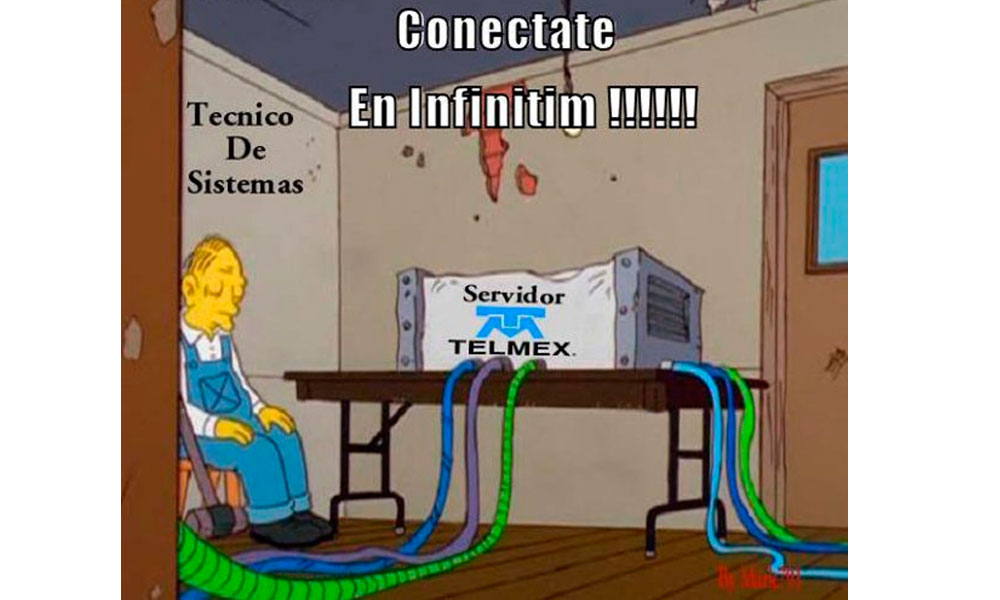 Se cae otra vez Infinitum y se desatan los memes