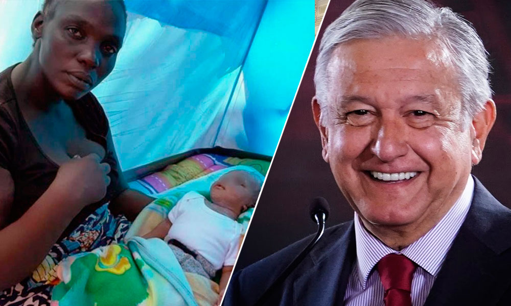 Migrantes africanos nombran a su hijo Manuel Obrador