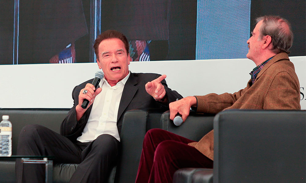 Schwarzenegger dice que Vicente Fox lo inspiró en política