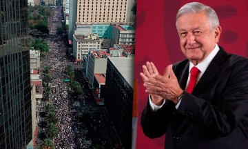 Hubo grupos que quisieron provocar: AMLO sobre marcha 8M