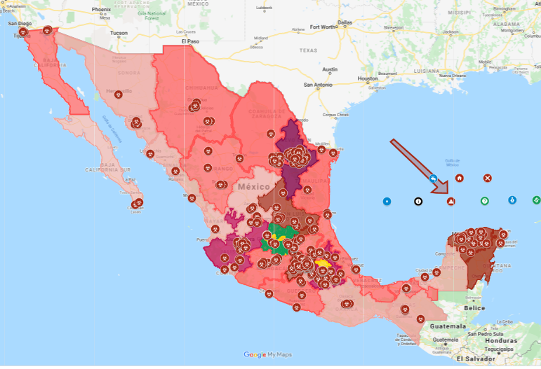 Asciende a 475 infectados por COVID-19 en México