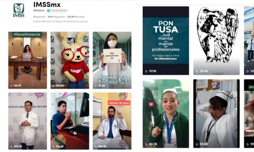 Usando TikTok, IMSS busca prevenir el coronavirus 