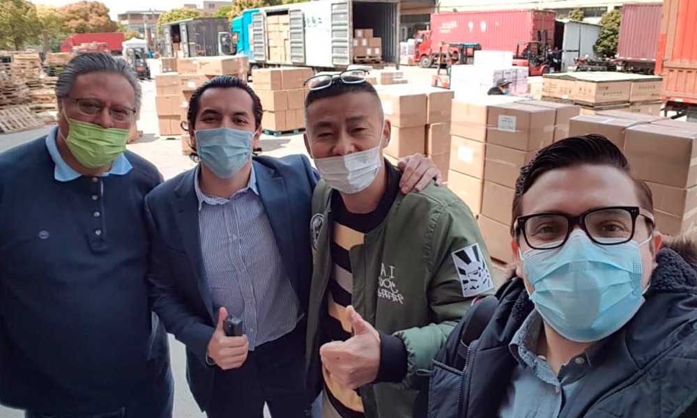 Vuelan a Shangai para traer equipo médico a México