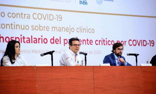 IMSS e INSABI inauguran taller para atención especializada ante COVID-19