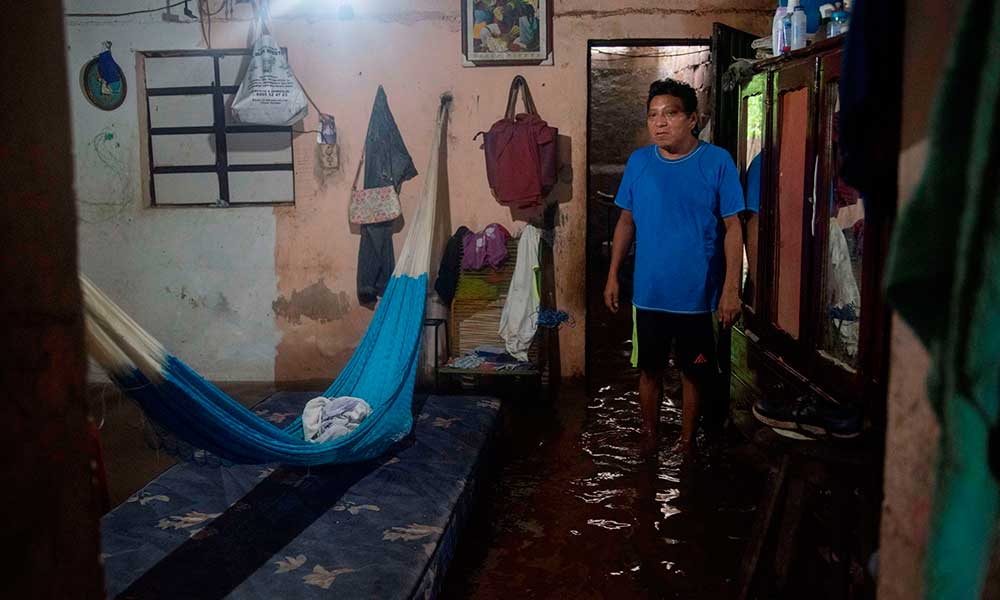 Tormenta Cristóbal deja inundaciones en península de Yucatán