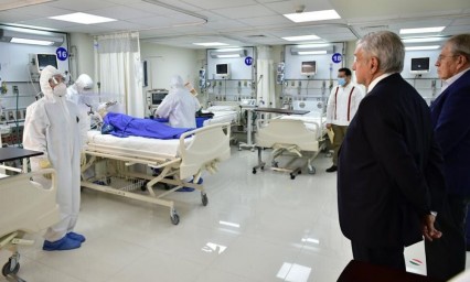 ISSSTE aclara que AMLO presenció simulacro de atención para pacientes Covid