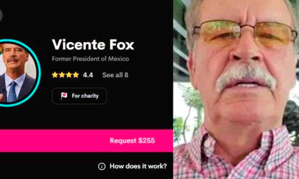 Que Vicente Fox te cante las Mañanitas te costará 5 mil pesos