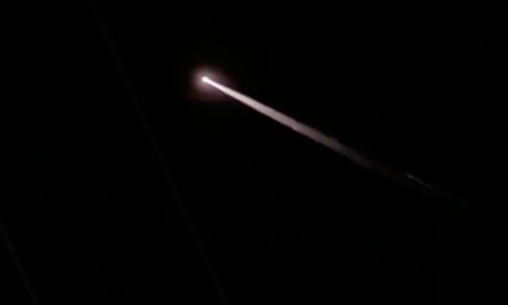 Cohete ruso visto desde Torreón 