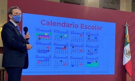 Presentan calendario escolar de la SEP para el ciclo 2020-2021