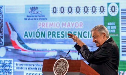 Lotería de México solo ha vendido un tercio de boletos del avión presidencial