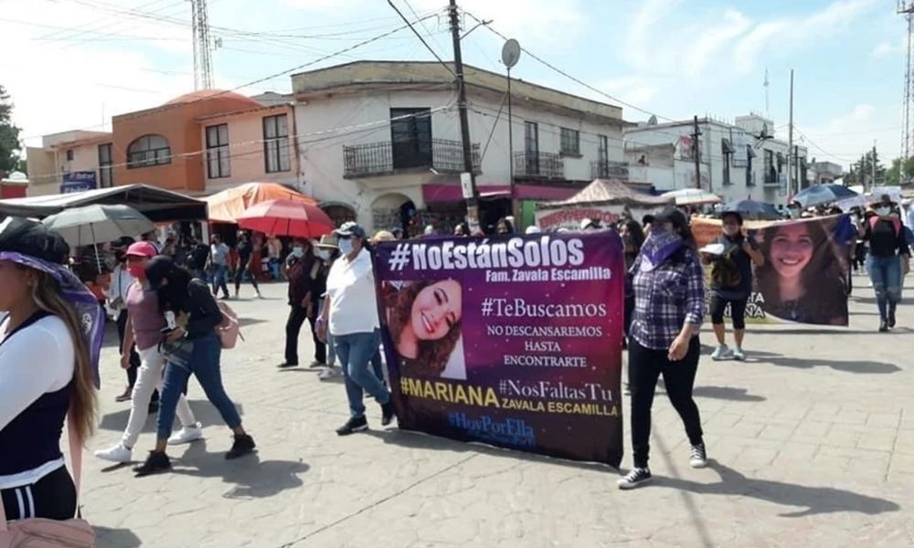 Protestan contra feminicidios en Hidalgo