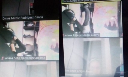 Delincuente amordaza a alumna en plena clase vía Zoom