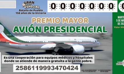 Llevan vendidos el 64 % de cachitos de la rifa del avión presidencial 