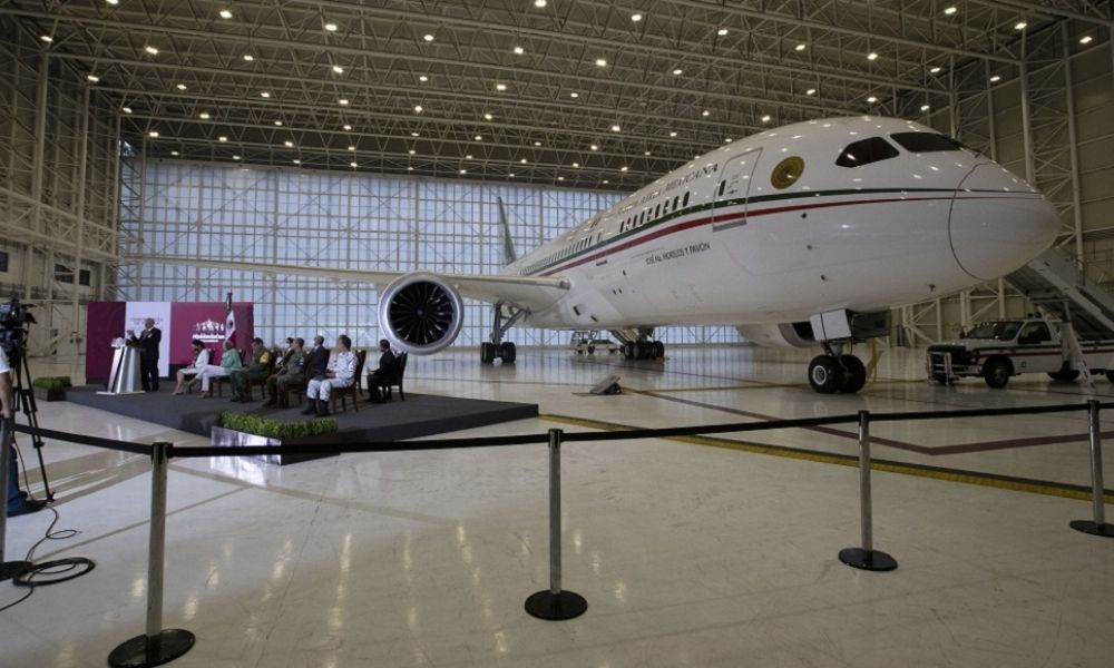 El avión presidencial, tras la rifa quedará en custodia de la Fuerza Aérea Mexicana por al menos dos años