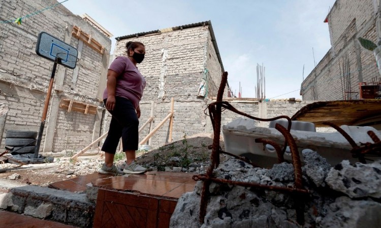 Damnificados del sismo de 2017, entre la reconstrucción y la COVID en México 