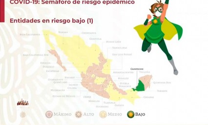 Campeche es el primer estado en ingresar al Semáforo Verde